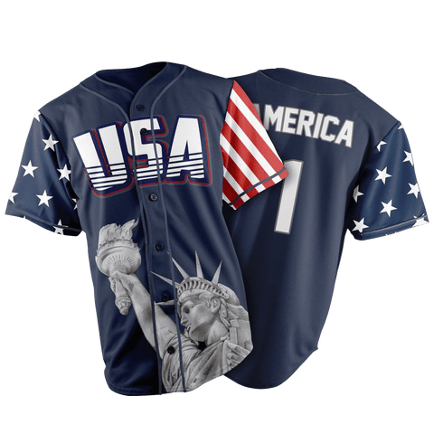 Limited Edition Blue America #1 Jersey
