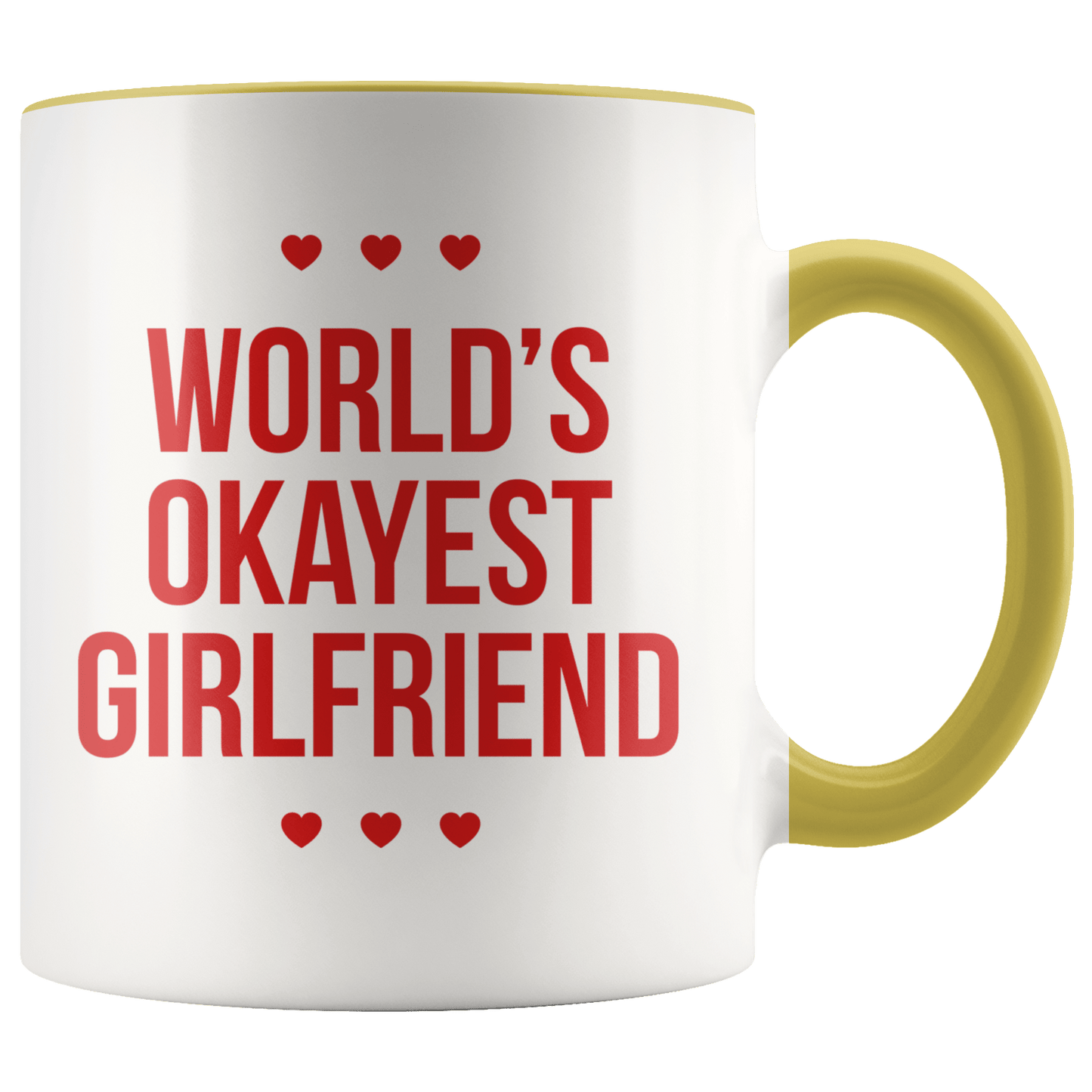 World’s Okayest Girlfriend - Coffee Mug - old