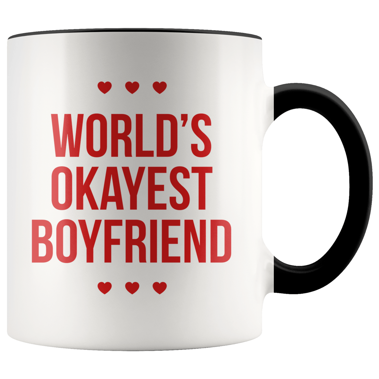 World’s Okayest Boyfriend - Coffee Mug - old