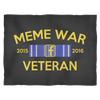 Meme War Veteran Fleece Blanket