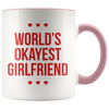 World’s Okayest Girlfriend - Coffee Mug - old