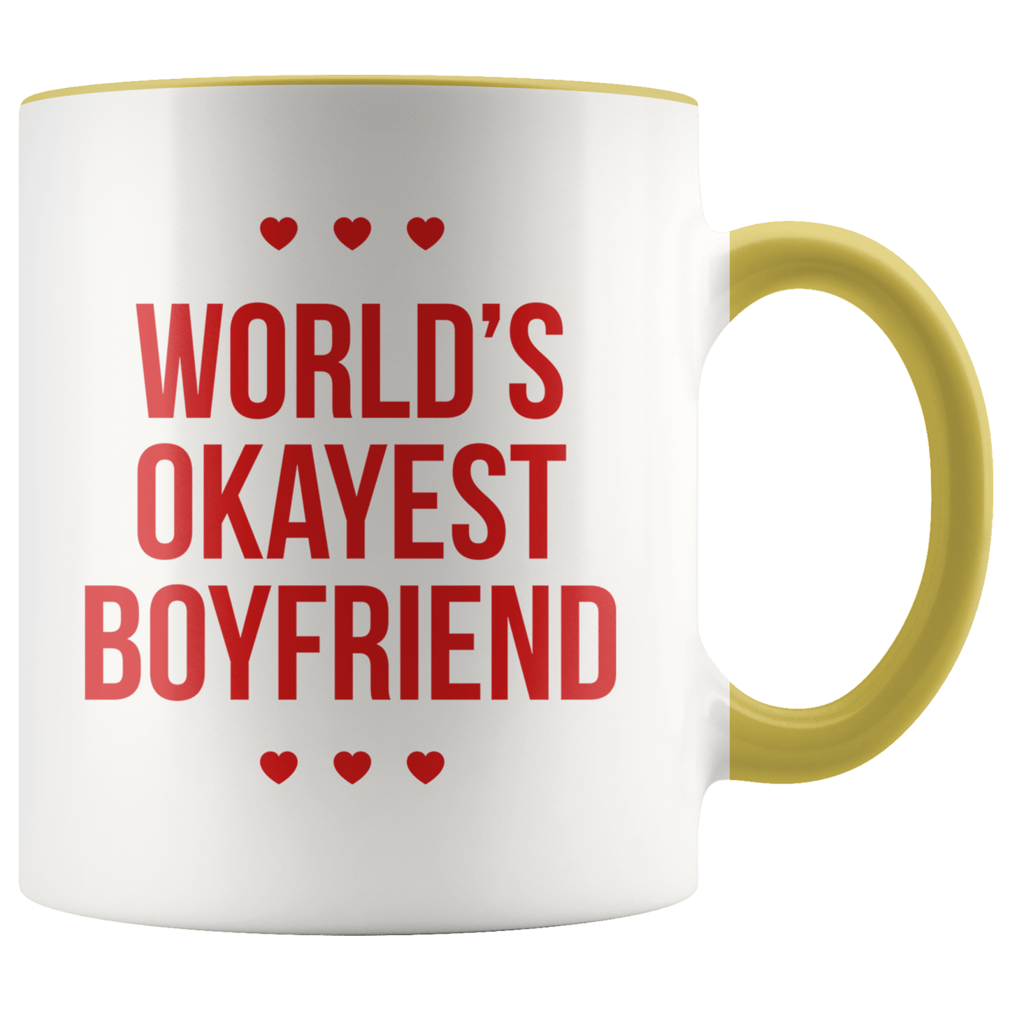 World’s Okayest Boyfriend - Coffee Mug - old