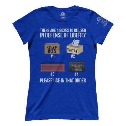 4 Boxes In Defense Of Liberty (Ladies)