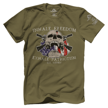Inhale Freedom Exhale Patriotism