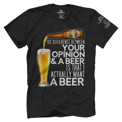 The Difference Between Your Opinion and a Beer