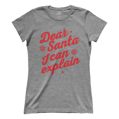 Dear Santa I Can Explain (Ladies)