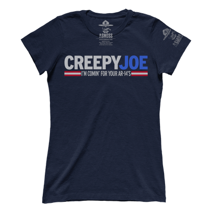 Creepy Joe Comin For AR-14s (Ladies)