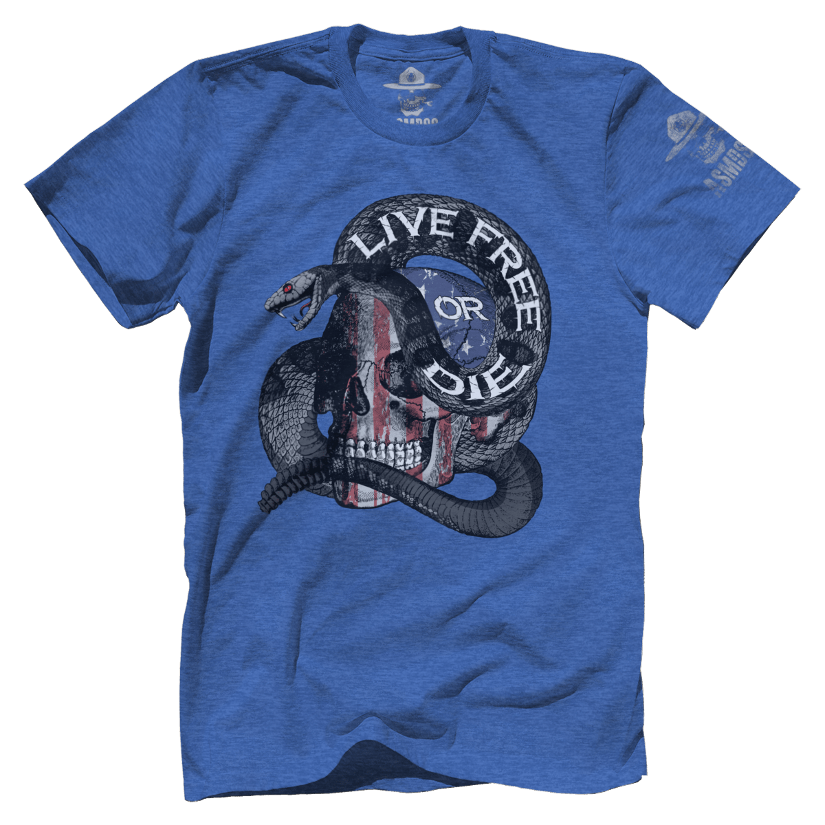 Live Free Or Die Skull