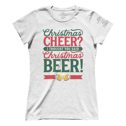 Christmas Cheer Christmas Beer (Ladies)