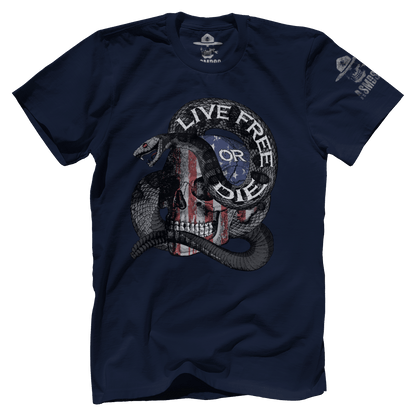 Live Free Or Die Skull