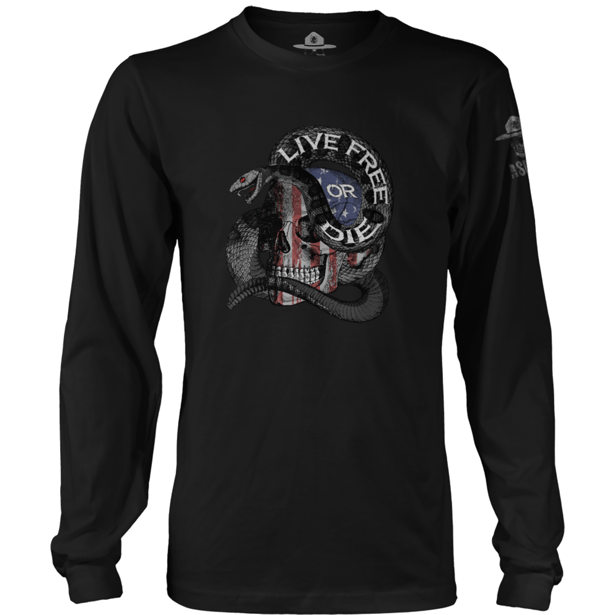 Live Free Or Die Skull