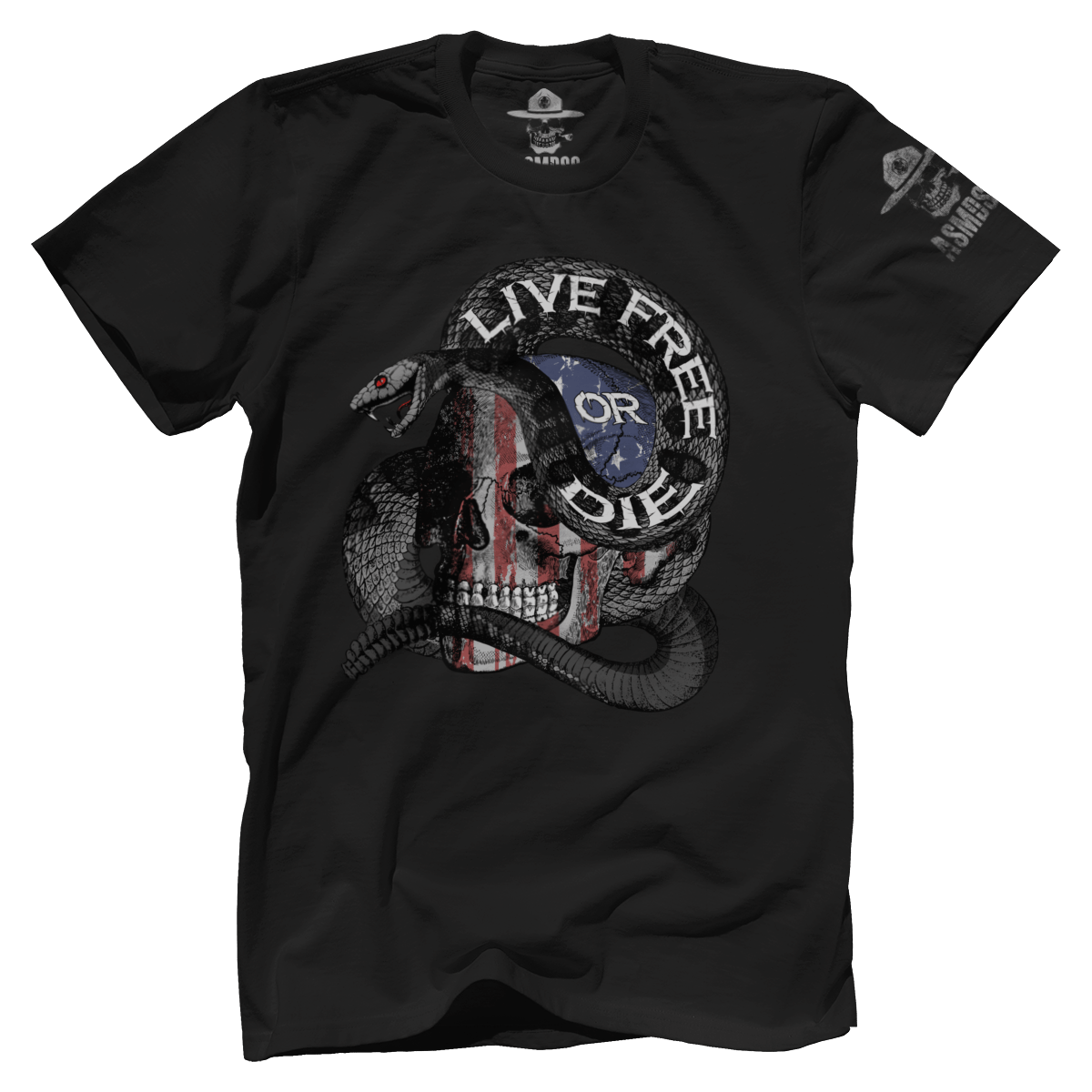 Live Free Or Die Skull