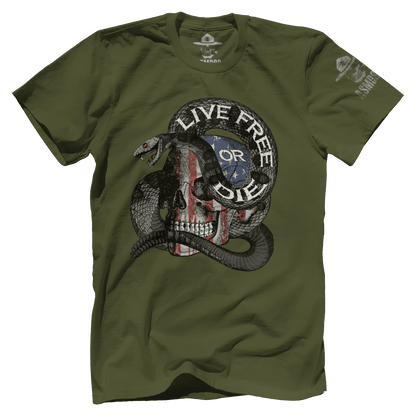 Live Free Or Die Skull