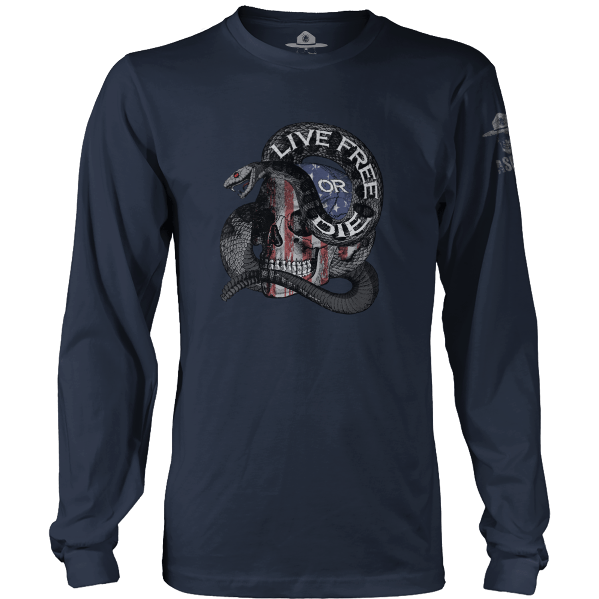 Live Free Or Die Skull