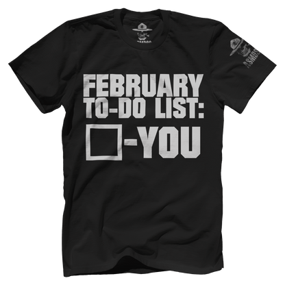 February To Do List