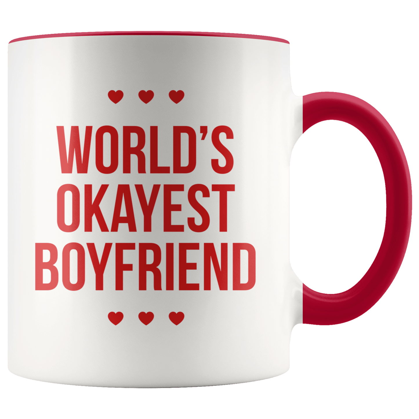 World’s Okayest Boyfriend - Coffee Mug - old